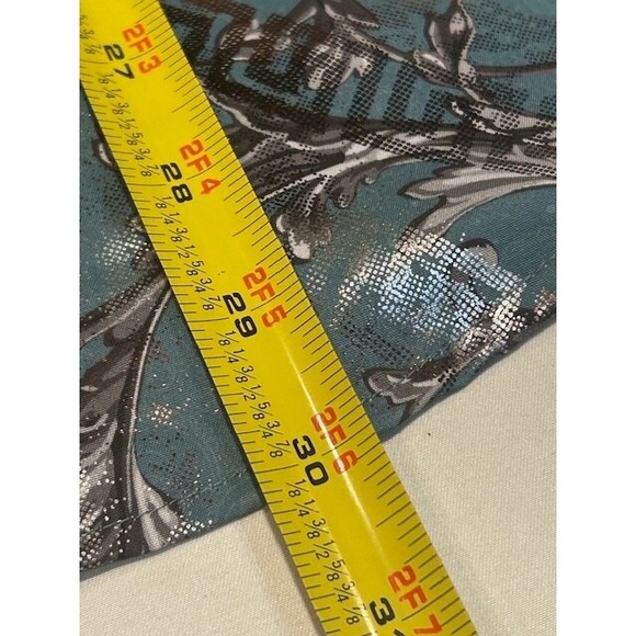 Silver Stone Men's Modern Fit Long-Sleeve Button-Up Teal/Silver Shirt NWT Size L - Picture 11 of 11